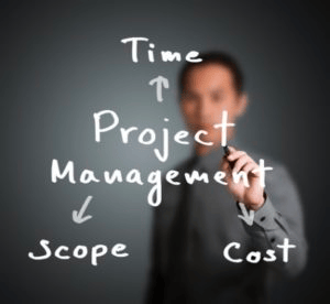 project management clear board